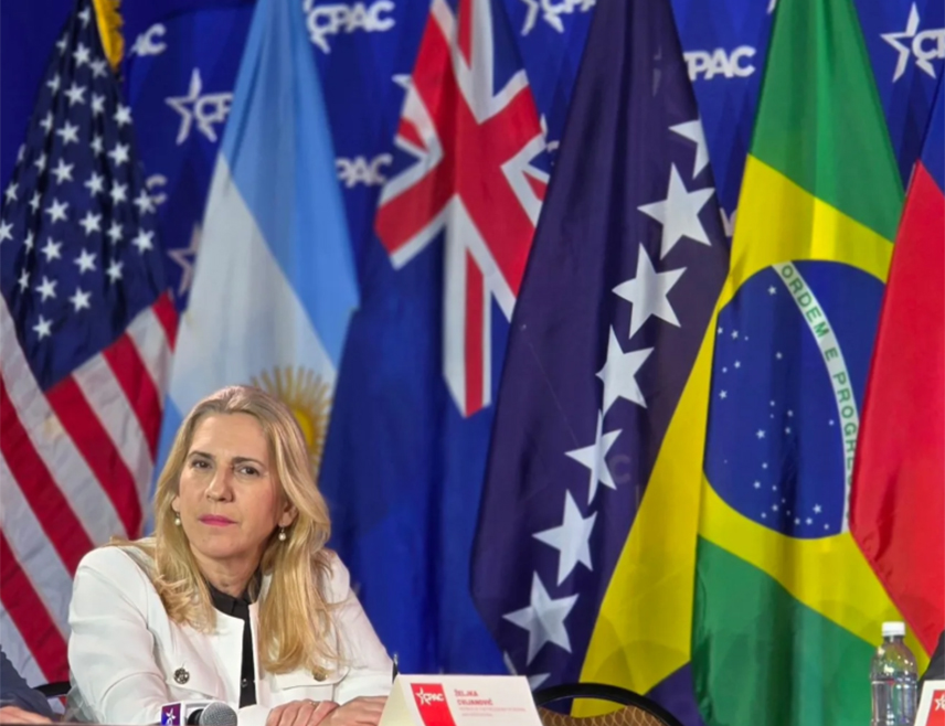 DALLAS, MARCH 26 /SRNA/ - The Serb member of the Presidency of BiH, Željka Cvijanović, stated that in Republika Srpska, they were very pleased when U.S. President Donald Trump said he would no longer engage in nation-building and that he wanted to protect Christians around the world.