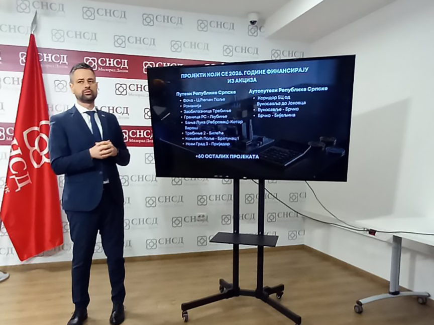 BANJA LUKA, MARCH 26 /SRNA/ – The Minister of Finance and Treasury in the Council of Ministers Srđan Amidžić has stated today in Banja Luka that the proposed amendments to the Law on Excise Duties violate the rights of Republika Srpska, as the Council of Ministers has no authority over entities' original revenues.