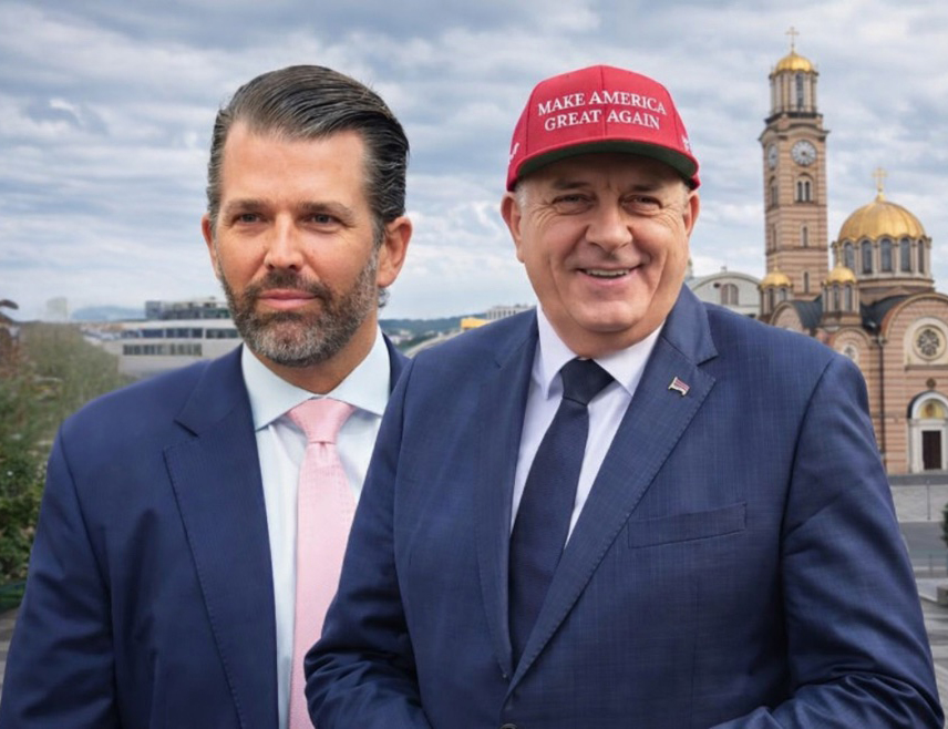 BANJA LUKA, APRIL 6 /SRNA/ – SNSD Leader Milorad Dodik stated over the visit of the son of US President Donald Trump Jr. to the largest city of Republika Srpska, that Banja Luka is undoubtedly becoming an important centre of diplomatic and business activities.