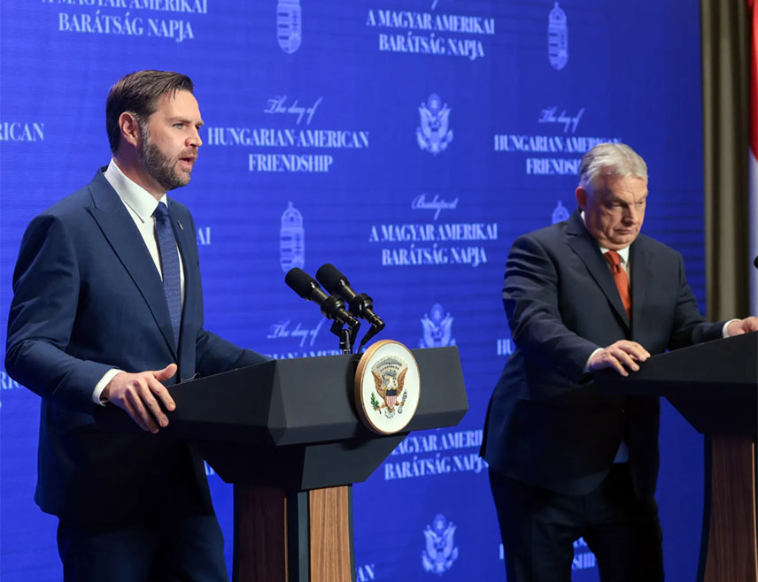 БУДИМПЕШТА, 7. АПРИЛА /СРНА - РИА Новости/ - Мијешање ЕУ у процес парламентарних избора у Мађарској је срамотно, оцијенио је потпредсједник САД Џејмс Дејвид Венс.