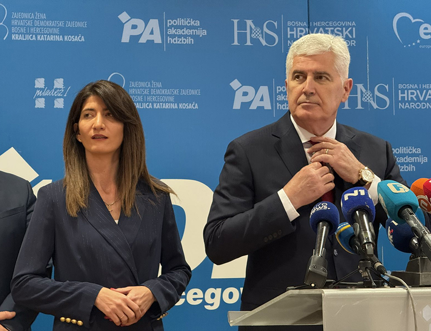 МОСТАР, 13. АПРИЛА /СРНА/ - Предсједник ХДЗ-а БиХ Драган Човић рекао је да није добро да неко намеће представнике хрватском народу у Предсједништву БиХ и да ће они који то поново покушају само себи направити штету.