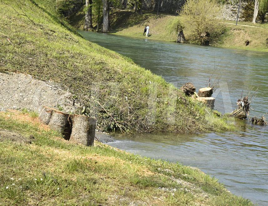 БАЊАЛУКА, 17. АПРИЛА /СРНА/ - Сјеча око 25 здравих стабала на обали Врабаса изазива огорченост и невјерицу свих који су расли на обалама ове ријеке, те одговорност за то треба да сносе они који су сјечу испланирали и наредили, изјавио је Срни министар за просторно уређење, грађевинарство и екологију Републике Српске Бојан Випотник.