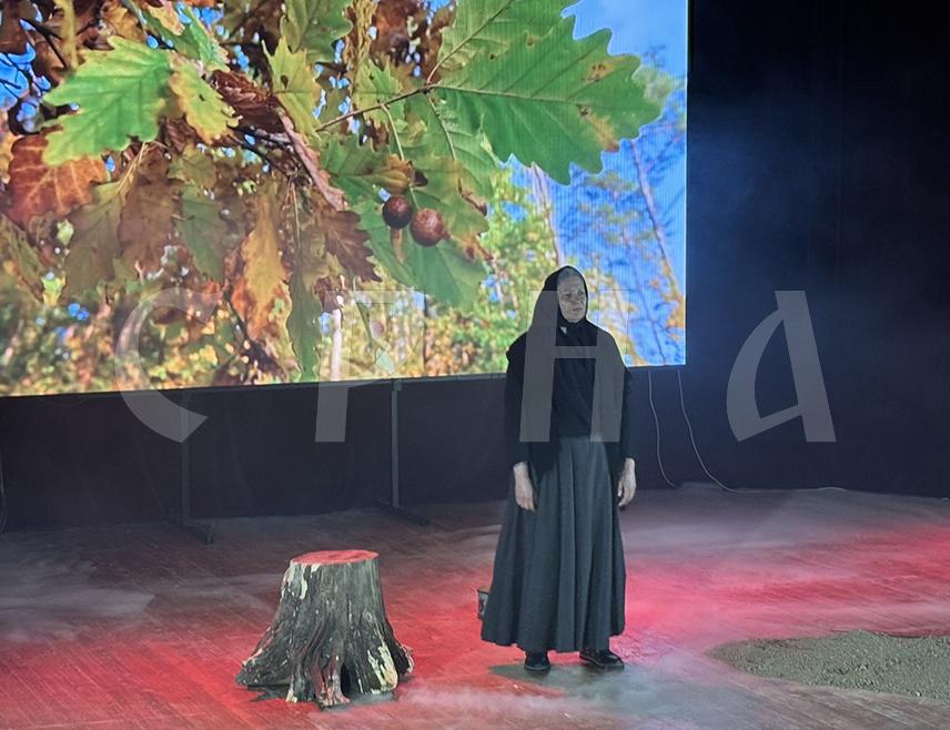 КОЗАРСКА ДУБИЦА, 18. АПРИЛА /СРНА/ - Монодрама "Мајка Козара" изведена је вечерас у Дому културе у Козарској Дубици на Меморијалној академији посвећеној сјећању на невине жртве усташког злочина геноцида у концентрационом логору Јасеновац и његовом највећем стратишту Доњој Градини.