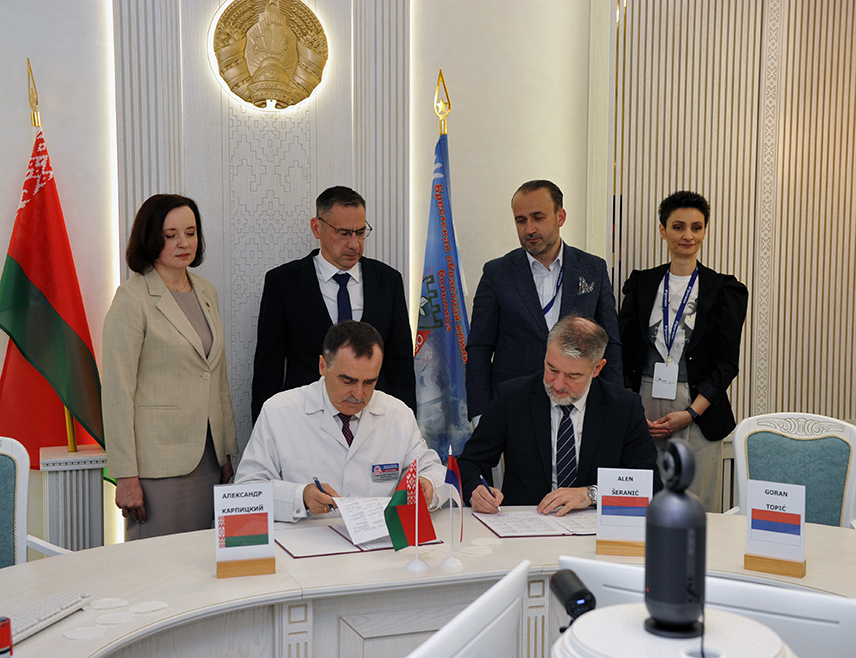 BANJA LUKA, APRIL 29 /SRNA/ – During a visit to the Brest Regional Clinical Hospital in Belarus, a Republika Srpska delegation was informed on the latest methods in the treatment of cardiovascular diseases, as well as with the performance of minimally invasive and complex procedures, thus signed a number of agreements.