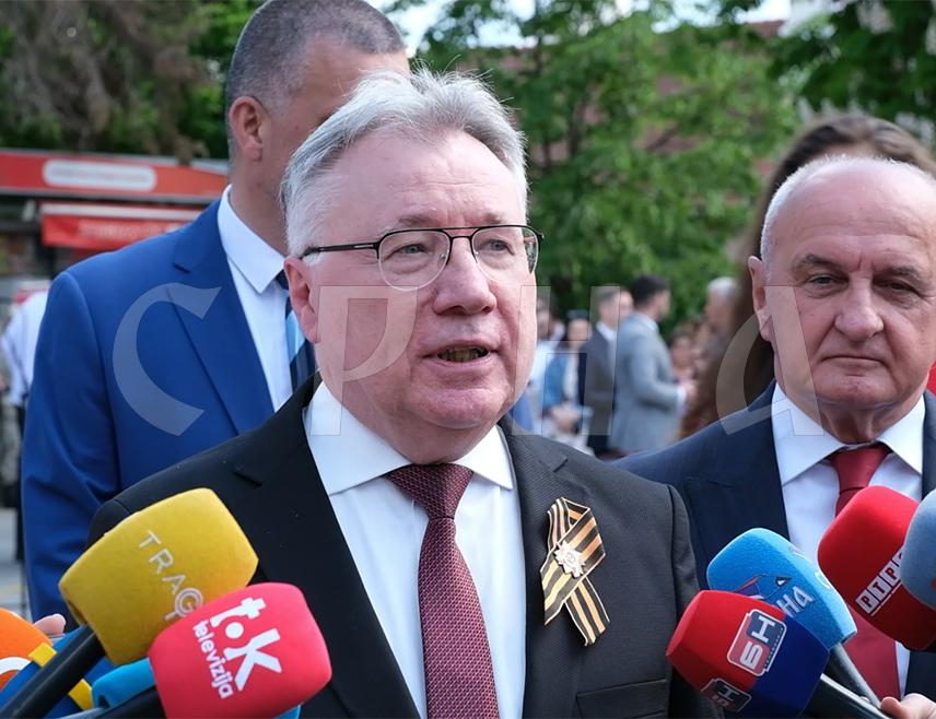 BANJALUKA, MAY 9 /SRNA/ - Igor Kalabukhov, the Russian Ambassador to BiH, said today that it is extremely important that the Serbian and Russian peoples jointly mark May 9 - Victory Day - in Banja Luka, because the legacy of the heroic struggle must be preserved.