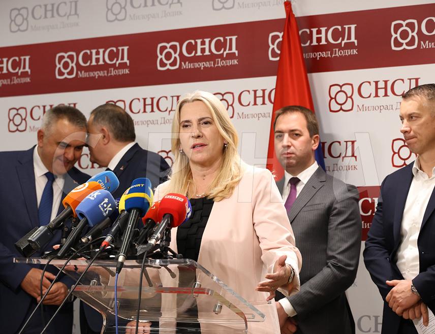 BANJA LUKA, MAY 20 /SRNA/ - SNSD Vice-President Željka Cvijanović said that the ruling coalition has defined its priorities with the aim of ensuring a stable and economically secure life in Republika Srpska, adding that victory for Srpska remains the most important political task.