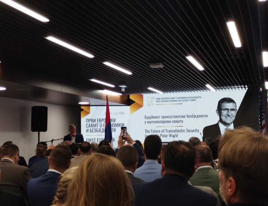 BANJA LUKA, MAY 28 /SRNA/ - The first European Summit on Economy and Security, organized by the Gold Institute for International Strategy, concluded this evening in Banja Luka after gathering more than 100 participants from over 20 countries.