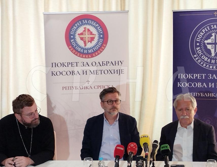 БАЊАЛУКА, 16. ЈУНА /СРНА/ - Новоосновано Удружење грађана "Покрет за одбрану Косова и Метохије у Републици Српској" представљено је данас у Бањалуци гдје му је и сједиште, а за главни циљ има саборност српског народа у одбрани Космета.