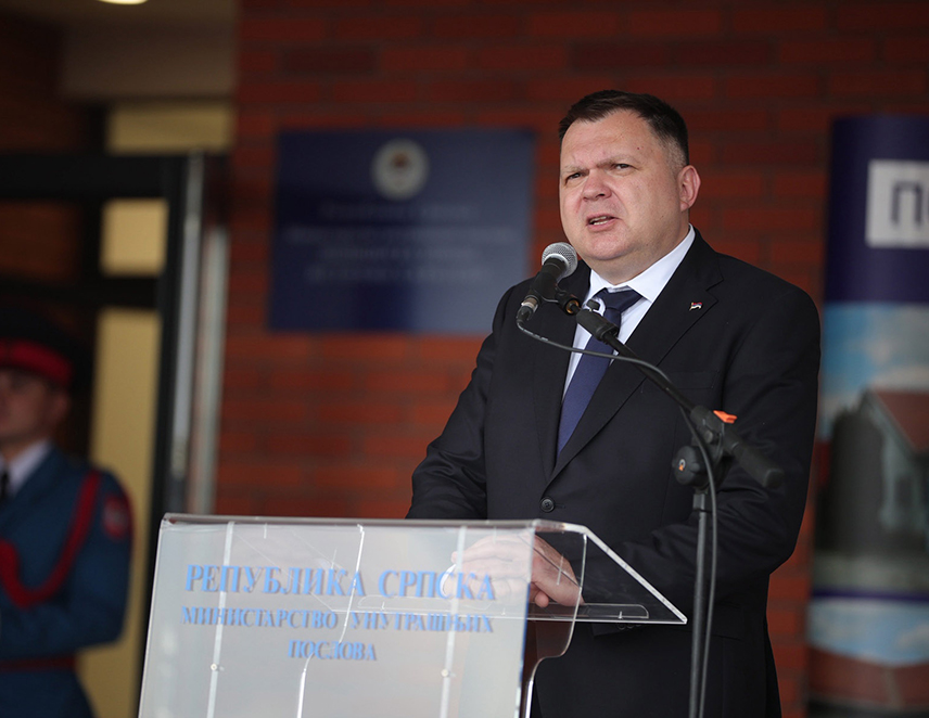 PALE, JUNE 19 /SRNA/ - The new building of the Istočno Sarajevo Police Administration in Pale is one of the most modern facilities within the Ministry of the Interior, Republika Srpska Interior Minister Željko Budimir said today.