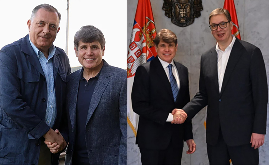 BELGRADE, JUNE 20 /SRNA/ – Former Illinois governor Rod Blagojevich stated that the leaders of Serbia, Republika Srpska, and the United States are fighting for their people and are constantly subjected to scrutiny of their decisions, but that there is never an ideal or perfect situation in politics.