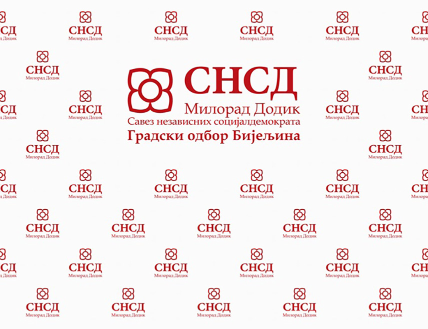 БИЈЕЉИНА, 26. ЈУНА /СРНА/ - СНСД остаје досљедан политици очувања уставне позиције Републике Српске, њених институција и права да се о њеној будућности одлучује искључиво договором легитимно изабраних представника народа, а не наметнутим рјешењима, саопштено је из Градског одбора СНСД-а Бијељина.