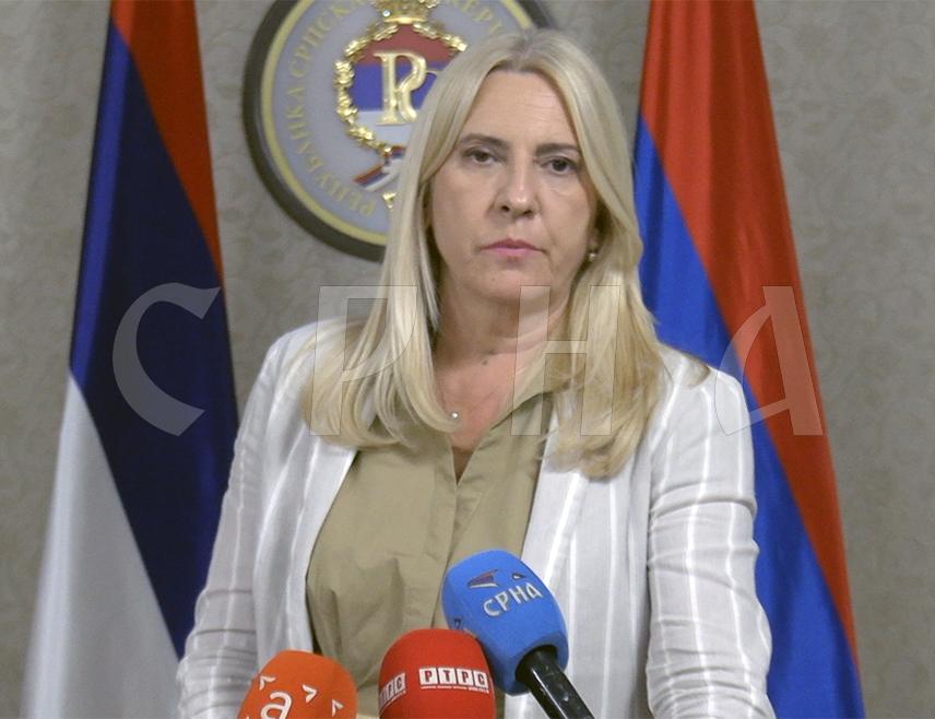 ISTOČNO SARAJEVO, JUNE 29 /SRNA/ - The Serb member of the Presidency of BiH, Željka Cvijanović, stated that the National Assembly of Republika Srpska will have the final say on the decision regarding the appointment of members of the Commission to Preserve National Monuments, which she declared to be destructive to the vital national interest of Republika Srpska after the decision was adopted at a Presidency session without a quorum.