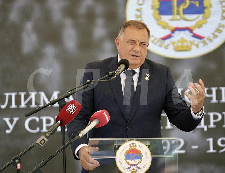 BRATUNAC, JULY 4 /SRNA/ – SNSD Leader Milorad Dodik said that more than 3,200 Serbs were killed in the Central Podrinje and Birač region during the recent war solely because they defended their Christian values.