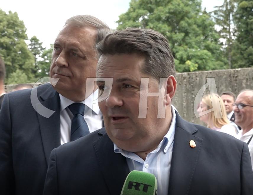 PRIJEDOR, JULY 11 /SRNA/ - Speaker of the Republika Srpska National Assembly Nenad Stevandić said that the global campaign about Serbian suffering and the truth about it, which can currently be heard in New York and London, is the result of Republika Srpska’s dedication to bringing this issue to light.