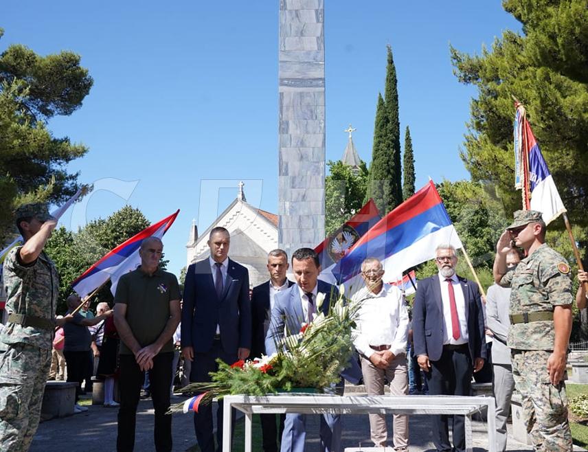 TREBINJE, JULY 13 /SRNA/ - The Trebinje Brigade of the Republika Srpska Army defended Trebinje from attacks by Croatian forces, and its members deserve respect for the sacrifice they made, it was said today at the commemoration of the Brigade’s Day in Trebinje, where it was said that 263 of its soldiers gave their lives for Republika Srpska.