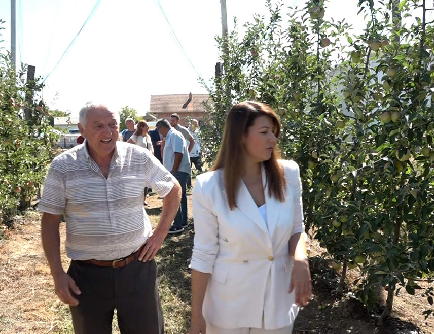 ГРАДИШКА, 24. АВГУСTА /СРНА/ - Министар пољопривреде, шумарства и водопривреде Републике Српске Анђелка Кузмић изјавила је данас да ће воћарима на јесен бити одобрено додатних 300.000 КМ за заштиту засада од штеточина.