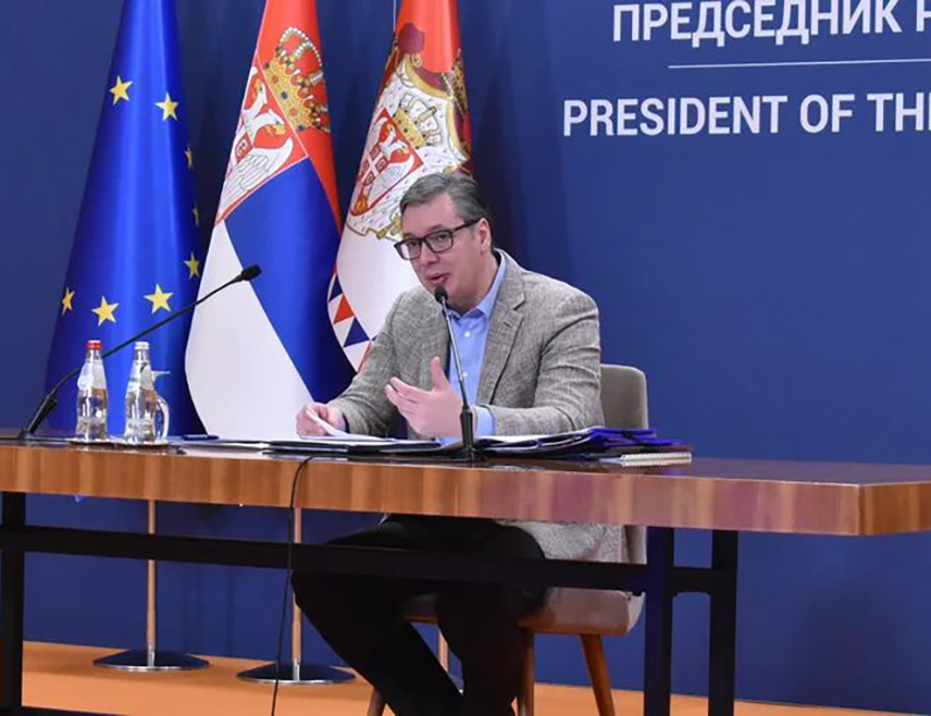БЕОГРАД, 27. АВГУСТА /СРНА/ - Предсједник Србије Александар Вучић рекао је да је Београд разумио као озбиљну пријетњу војни савез Загреба, Приштине и Тиране, те у складу с тим настоји да одврати потенцијалну агресију на Србију, и то дипломатским активностима, политичким дјеловањем, као и јачањем војске.