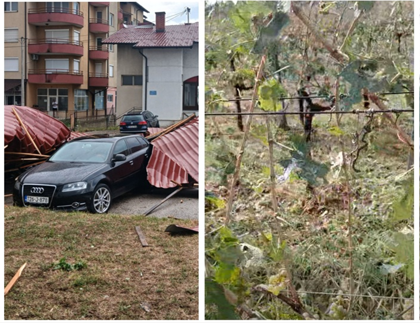 ПРЊАВОР, 3. СЕПТЕМБРА /СРНА/ - Пријављивање штете причињене у невремену које је 29. августа погодило подручје Прњавора и даље је у току, због чега још није могуће утврдити коначан износ штете, речено је Срни у Градској управи.
