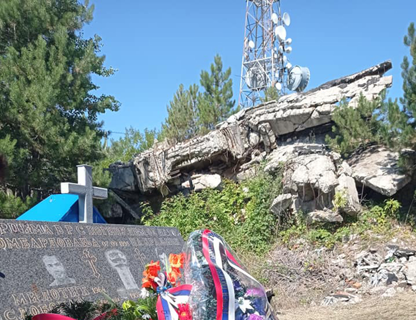 PETROVO, SEPTEMBER 7 /SRNA/ – Today marks 31 years since NATO aircraft destroyed the Kraljica telecommunications tower on Mount Ozren, killing five communications personnel of the Republika Srpska Army.