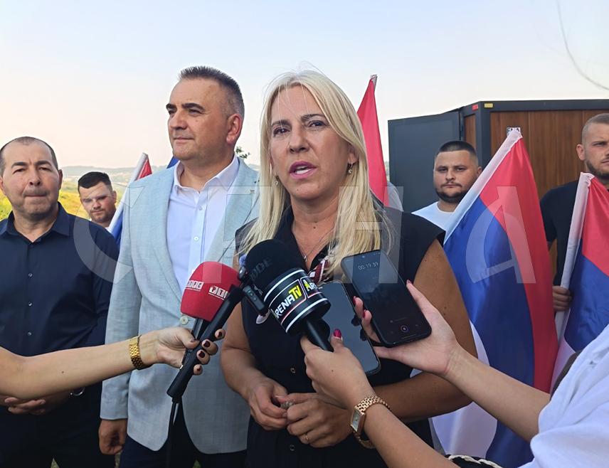 LOPARE, SEPTEMBER 9 /SRNA/ - Serb member of the BiH Presidency Željka Cvijanović said that Zukan Helez was talking nonsense and that it was not up to him, nor anyone else in Sarajevo, to decide what BiH should look like or how people should live in it, but rather that this could only be decided by the three constituent peoples through their elected representatives.