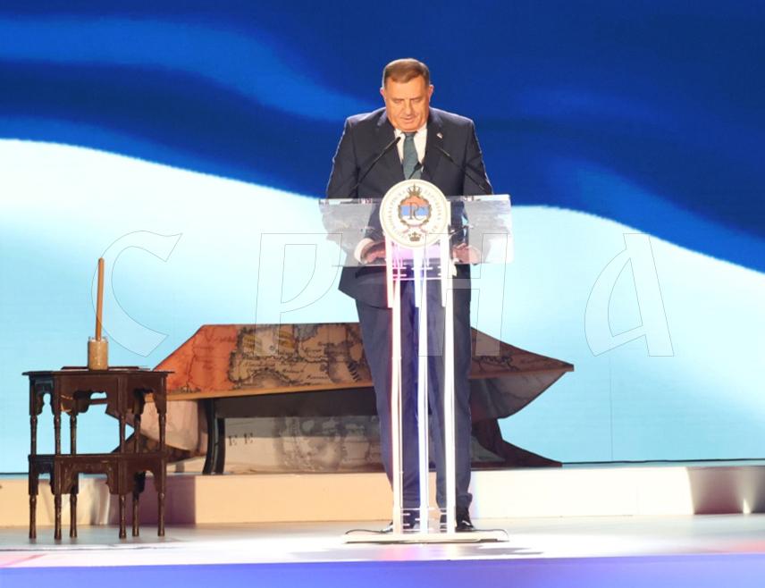 BANJA LUKA, SEPTEMBER 14 /SRNA/ – President Milorad Dodik has said this evening that the Serb people do not build their identity on hatred toward someone else, but out of love for who they are.