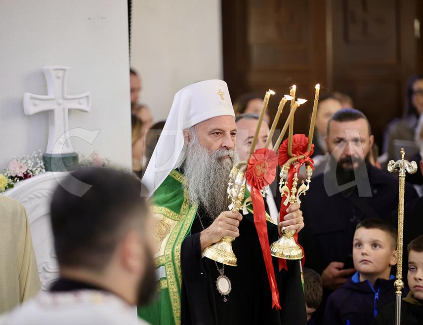 PALE, SEPTEMBER 25 /SRNA/ - His Holiness Serbian Patriarch Porfirije told the faithful in Pale that they are all part of a community united by Christ’s love, the Orthodox faith and their belonging to the Serb people.