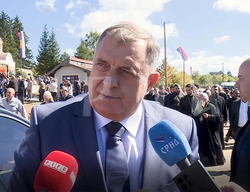 FOČA, SEPTEMBER 27 /SRNA/ - President Milorad Dodik said today that the construction of the church in Zavait, together with the development of the national park, would help revive the area and create conditions for greater prosperity.