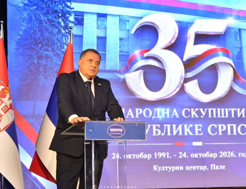 ПАЛЕ, 24. ОКТОБРА /СРНА/ - Предсједник Милорад Додик поручио је данас на Палама да је Република Српска трајна категорија, да тако мора и остати и да вјера у њено руководство даје снагу за јачање позиције српског народа.