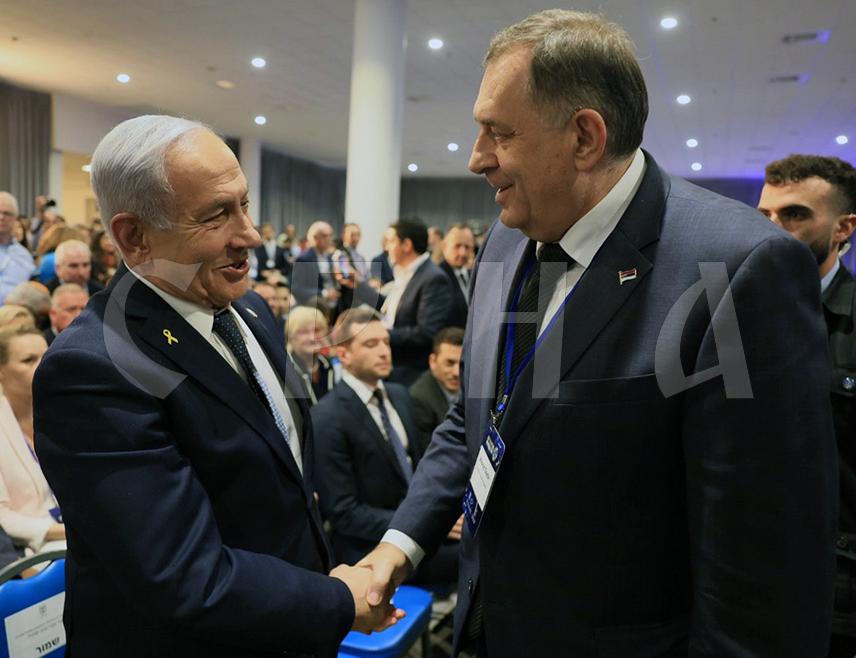 BANJA LUKA, OCTOBER 28 /SRNA/ – President Milorad Dodik congratulated Israeli Prime Minister Benjamin Netanyahu on the election result, saying that Israel had demonstrated that freedom is defended not only with an army and walls, but also by people going to the polls when times are hardest, for which it enjoys the respect and unwavering support of Republika Srpska.